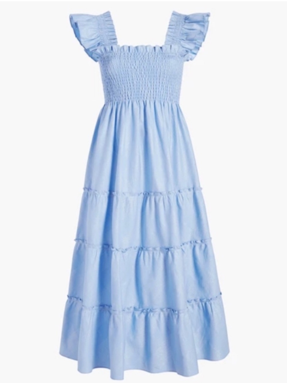 Hill House Home Ellie Nap Dress in Blue Glitter Size Small